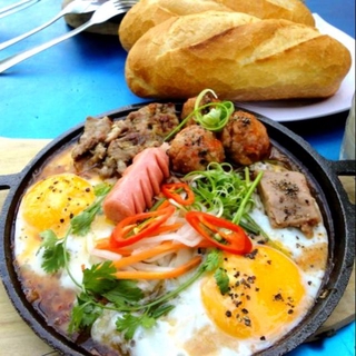 Combo 2 chảo gan chiên bánh xèo làm pittêt