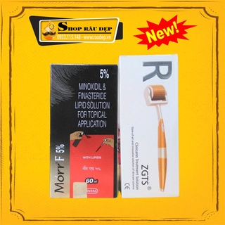  Combo Morr F5% Hỗ Trợ Mọc Tóc Hói Nhanh Minoxidil & Finasteride + Lăn Kim 0,5mm