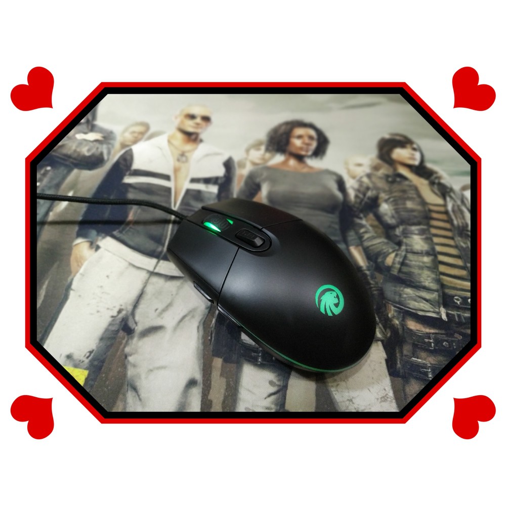 ✿CHUỘT GAMING FMOUSE F102 RGB LED ( Đen ) siêu đẹp có kèm phần mềm Macro tùy chỉnh Led, DPI [Chính Hãng]