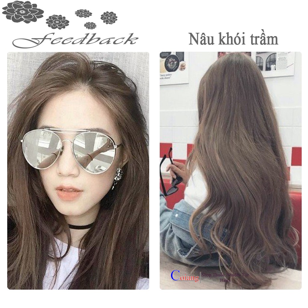 [KHÔNG TẨY] Thuốc nhuộm tóc NÂU KHÓI TRẦM không cần thuốc tẩy tóc Chenglovehairs, Chenglovehair