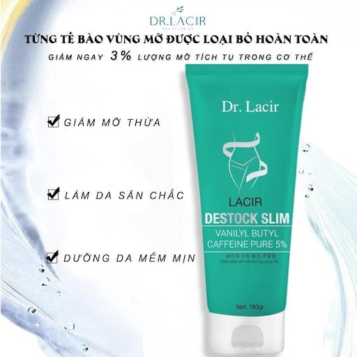 Kem Tan Mỡ Drlacir - Destock Slim 180ML