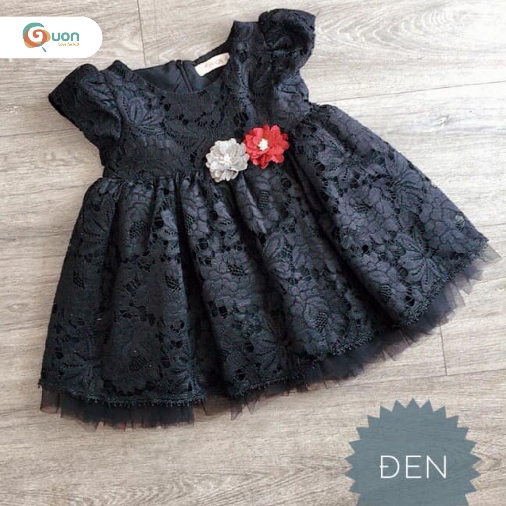 Đầm công chúa bé gái từ 6 - 15kg vải ren cao cấp Sunny nhí - GUON