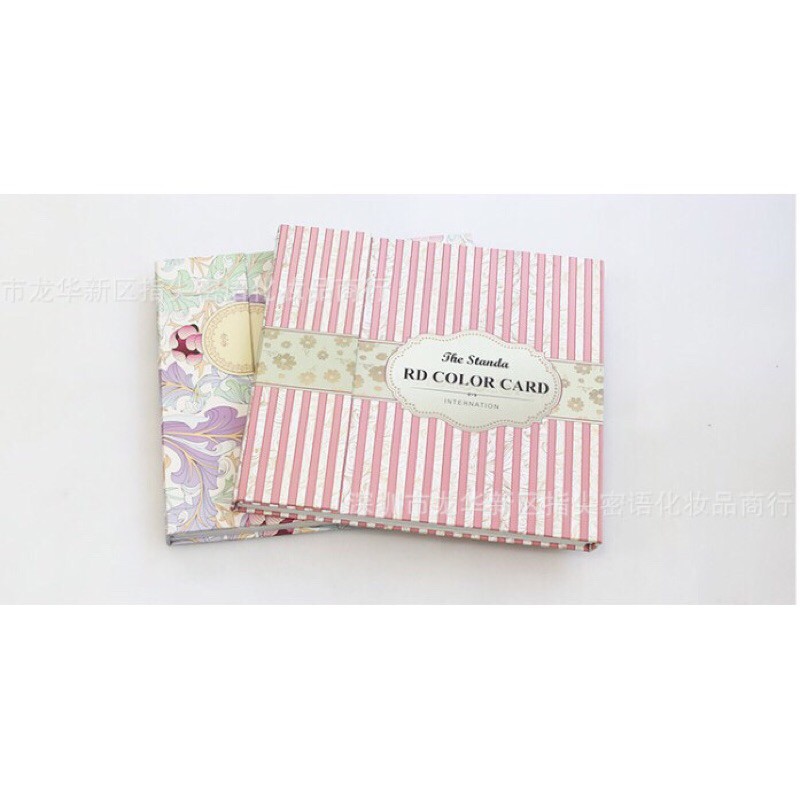 Sổ gắn móng mẫu, bảng màu nail 120 ô