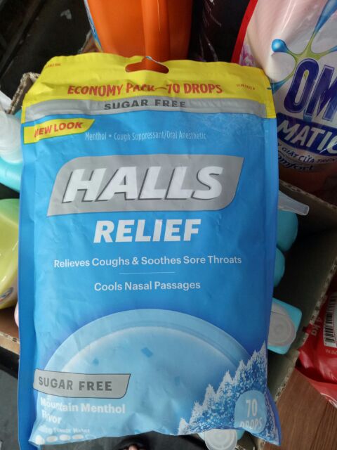 Kẹo halls của Mỹ 70 viên _180v