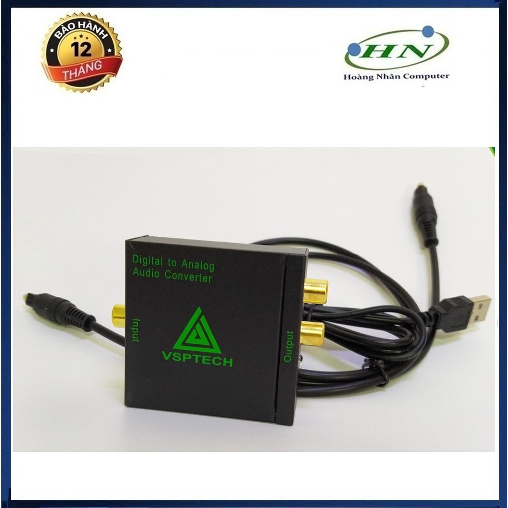 Bộ Chuyển Optical ra AV AUDIO kèm Jack3.5