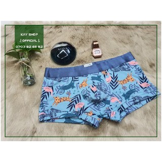 [HOT SALE] Quần lót hoạt hình kiểu boxer cho nam cực xinh - Quần sịp đùi nam cute thun cotton co dãn
