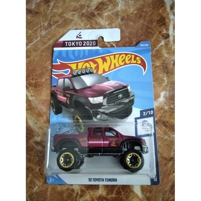 Hot Wheels Bộ 10 Mô Hình Xe Hơi Toyota Thundra Pick Up Olympic Tokyo 2020 Chất Lượng Cao