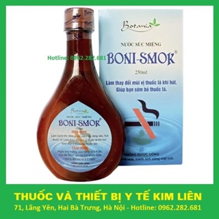 Bonismok súc miệng - giải pháp cho việc cái thuốc lá 150ml