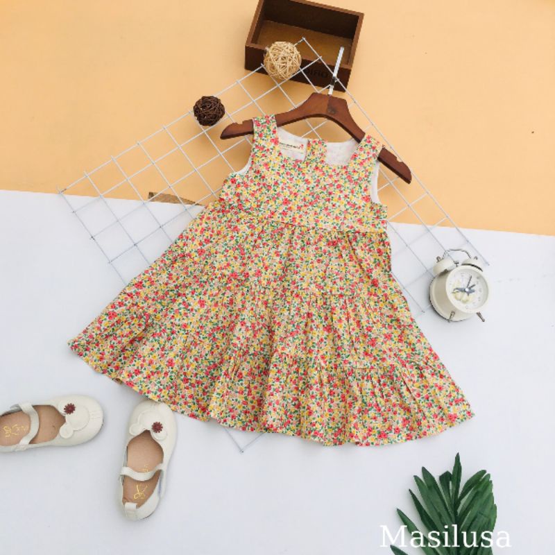 Đầm xòe  cho bé gái đẹp, xinh, cao size nhí và  Size đại đầm trẻ em 5, 6, 7, 8, 10 tuổi mặc mùa hè