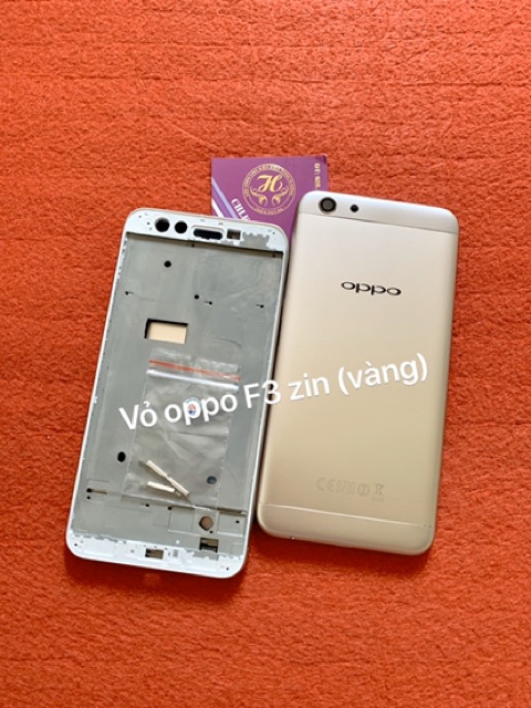 Vỏ oppo F3 zin full bộ (như hình chụp)