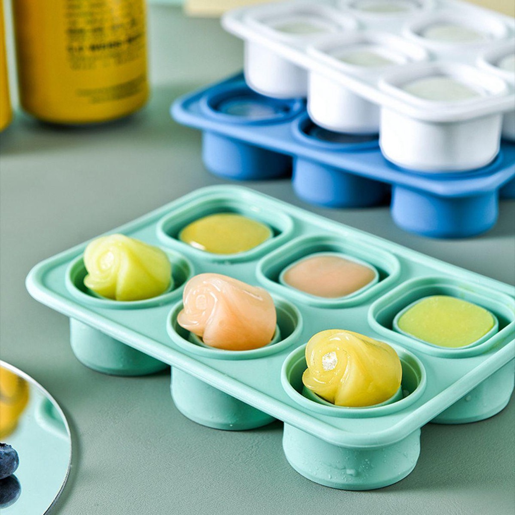 Khuôn Làm Kem Que Bằng Silicone Dễ Tháo Rời Tiện Dụng
