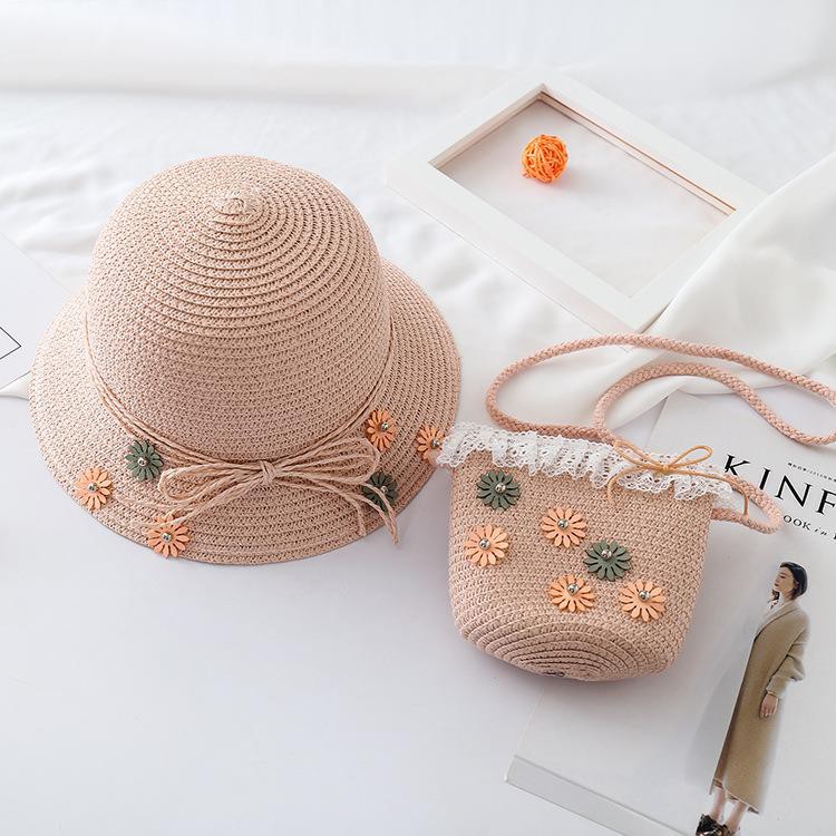 [SR20K246 giảm 50% tối đa 20k đơn 0đ] Nón cói túi cói đi biển có size cho mẹ và bé