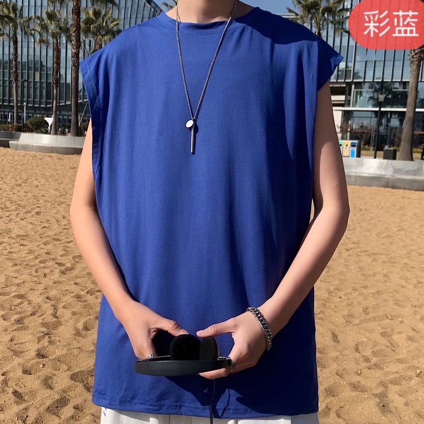 Áo Thun Ba Lỗ Thể Thao Thoáng Khí Khô Nhanh Có 7 Màu Thời Trang Phong Cách Hàn Quốc Cho Nam