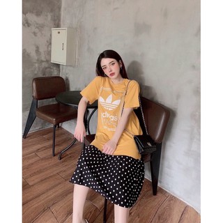 VÁY ĐUÔI CÁ A.DI.das đuôi chấm bi