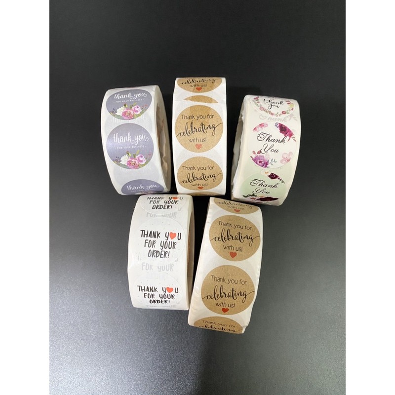Tem dán thank you siu rẻ tiện lợi