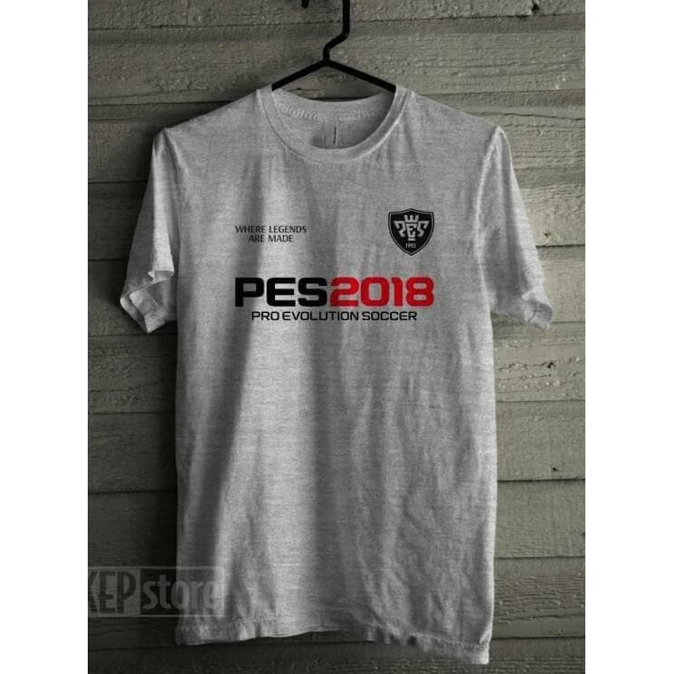 Áo Thun Họa Tiết Distro Pes Thời Trang 2018