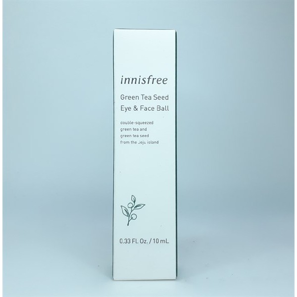 Thanh Lăn Massage Mắt &amp; Mặt Innisfree Green Tea Seed Eye &amp; Face Ball 10ml