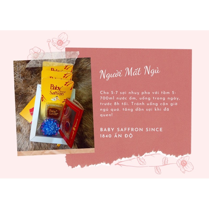 Baby Saffron nhập khẩu chính ngạch Ấn Độ chuyên Sỉ | BigBuy360 - bigbuy360.vn