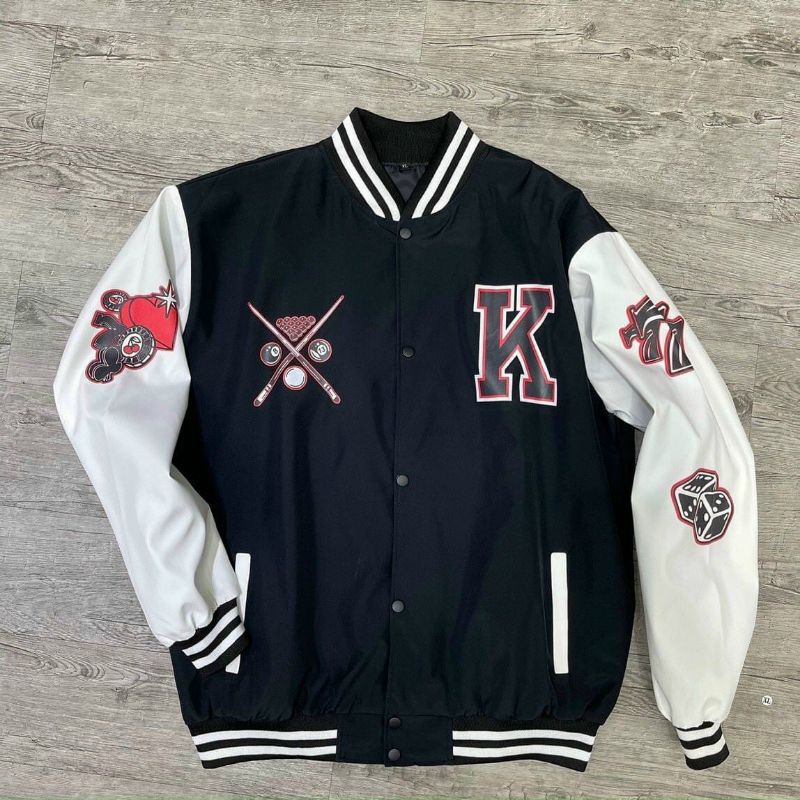 Áo Khoác Dù Gió Kill System Kiểu Bomber Bóng Chày8 Nam Nữ💖HOT RẺ ĐẸP💖In Sói Couple Teen Unisex Mùa Thu Đông