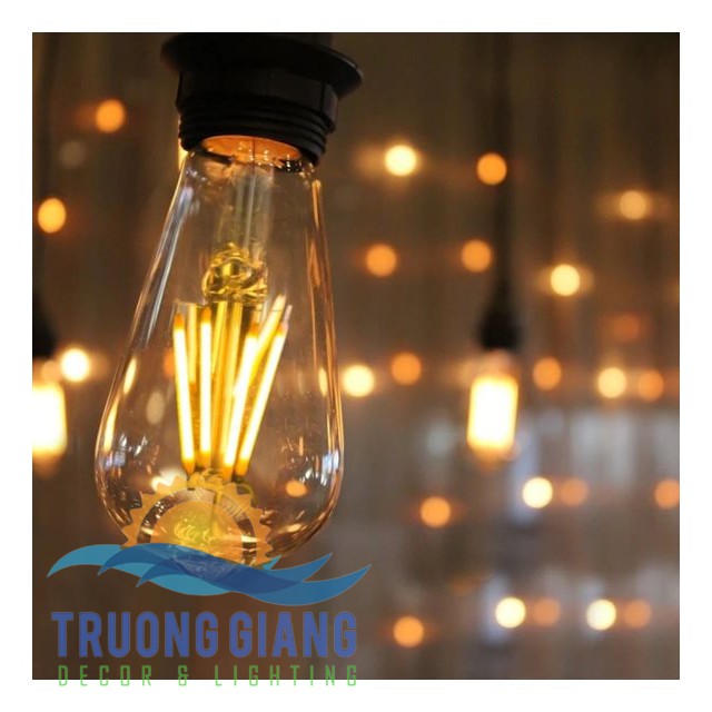 BÓNG LED EDISON ST64 - 4W - ĐUI E27 - ÁNH SÁNG