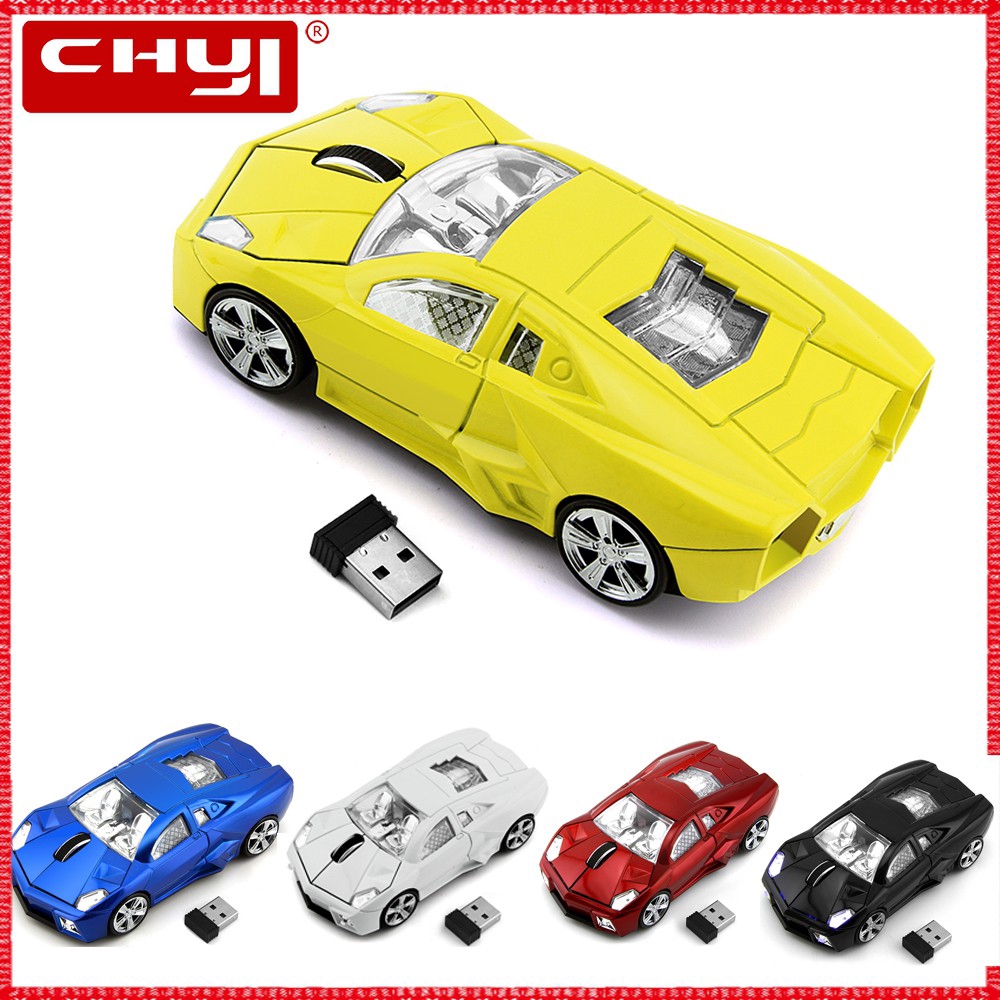 Chuột Không Dây Chơi Game 1600 DPI Với Đèn LED 3D