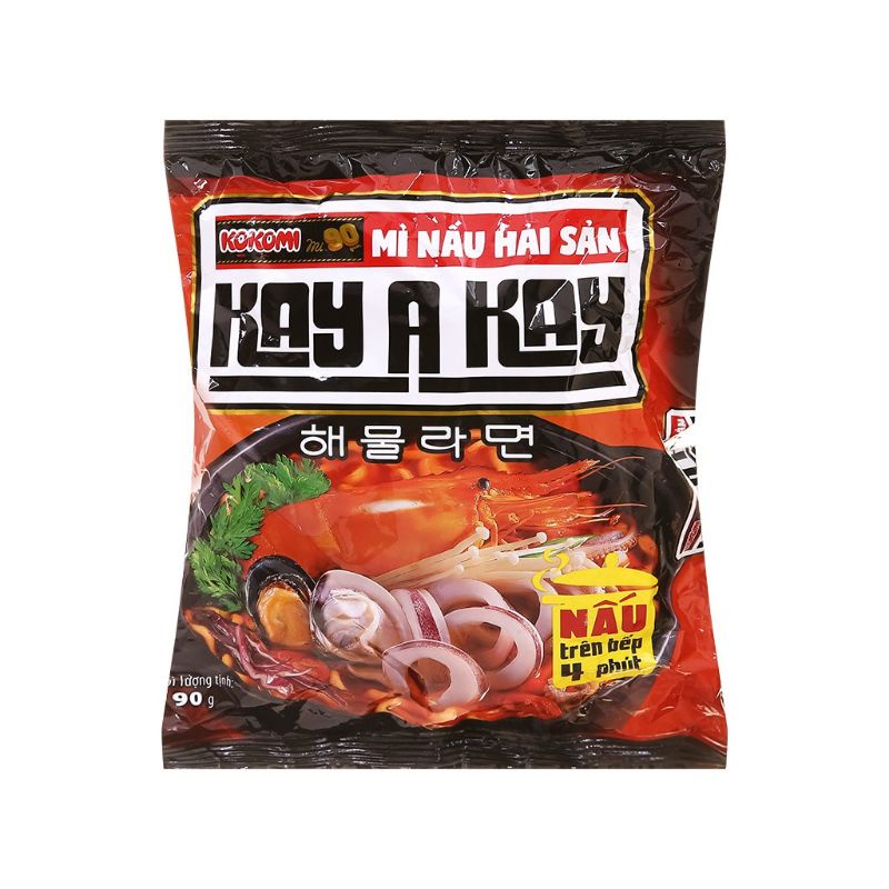 Mì nấu hải sản 4 phút KayAKay 90g