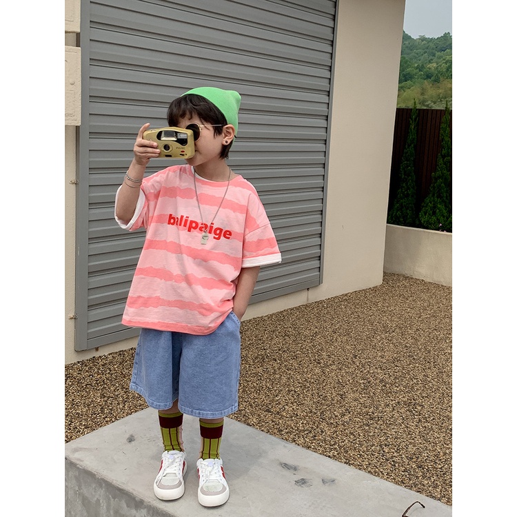 Áo Phông Balipaige Hồng Cho Bé Trai Bé Gái Shop Quần Áo Trẻ Em Phong Cách Hàn Quốc Moy Kids