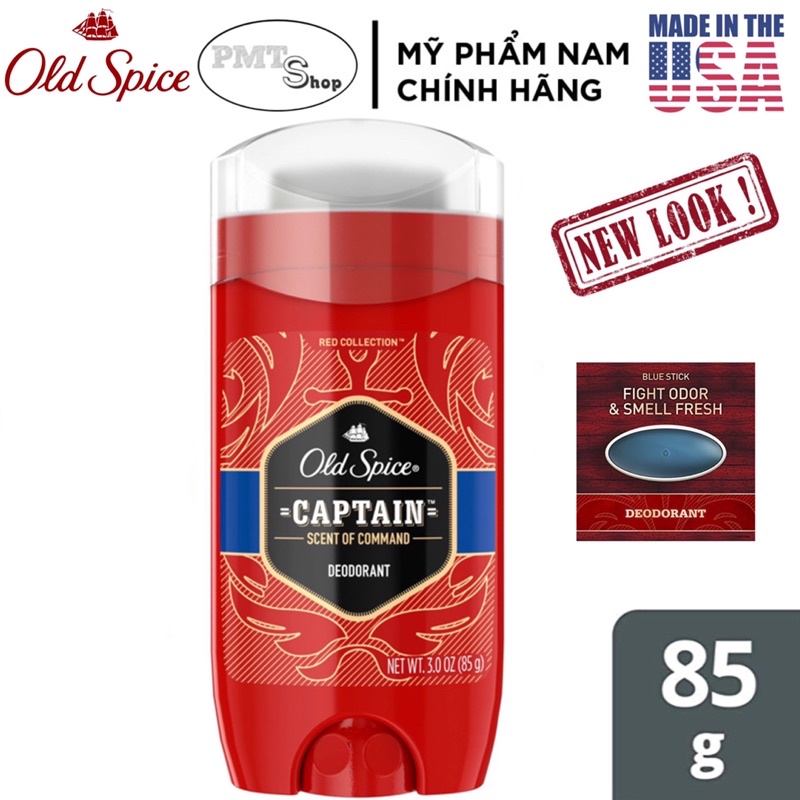 Lăn sáp khử mùi nam Old Spice Timber with Sandalwood 85g (sáp xanh)