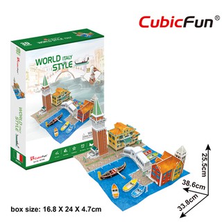 Mô hình giấy 3D CubicFun - Italy Style W3185h