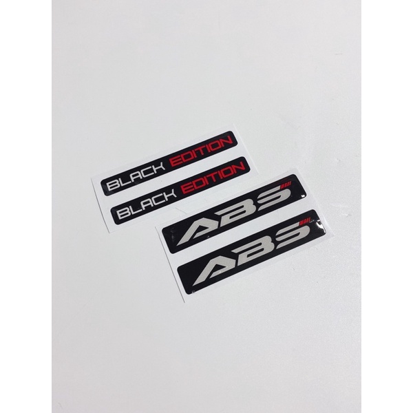 Cặp tem chữ nổi Limited sọc italia, carbon edition.. dán trang trí xe máy tem cao cấp chống thấm nước