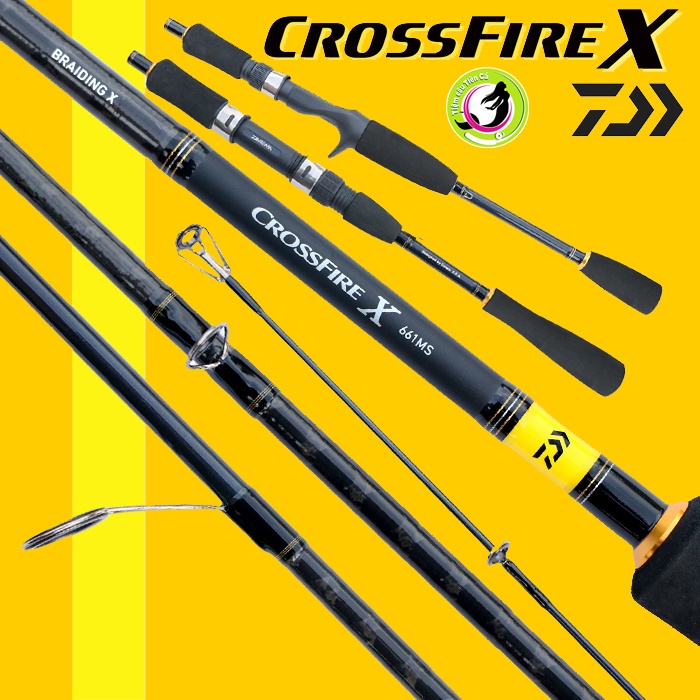 ✐✐▣DAIWA CROSSFIRE X | Cần lure Xoắn ( đọt dưới ) chính hãng Made in VietNam