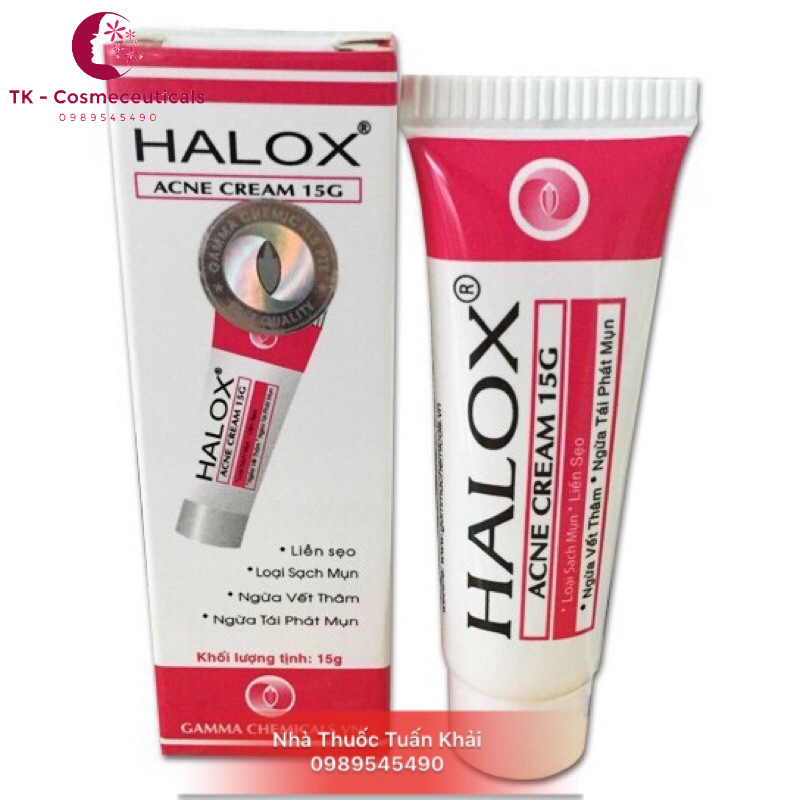 Kem mụn HALOX ACNE CREAM 15g