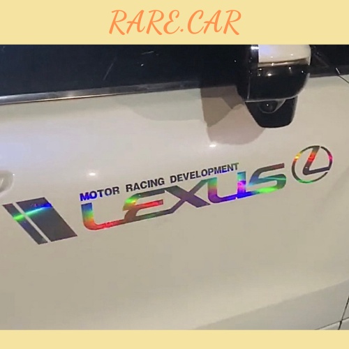 Bộ  Decal dán sườn xe ô tô phản quang - Miếng dán xe ô tô - Tem dán xe hơi theo logo hãng xe - Sticker