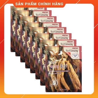 Combo 10 Túi Mặt nạ dưỡng da chiết xuất từ nhân sâm 3W Clinic Hàn Quốc 23mlx10 [Cam Kết Chuẩn Hàn Quốc]