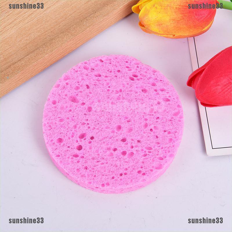 Mút Rửa Mặt Bọt Biển Tròn Chiết Xuất Thực Vật Tự Nhiên