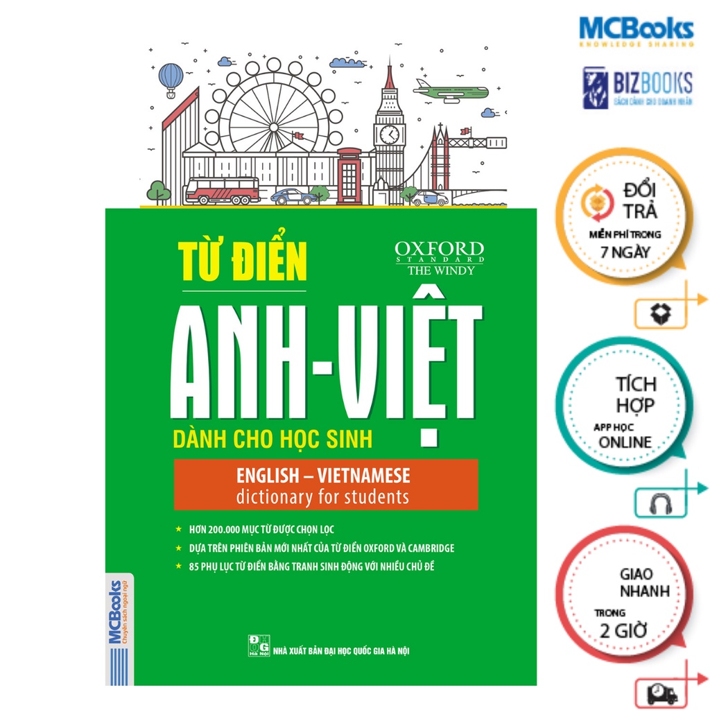 Sách - Từ điển Anh - Việt dành cho học sinh Mcbooks