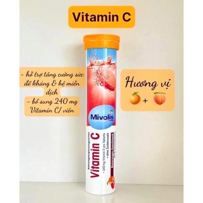 Viên C sủi Mivolis của Đức