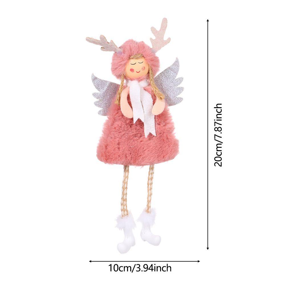 PINEVN Phụ Kiện Treo Trang Trí Cây Thông Giáng Sinh Hình Thiên Thần Đáng Yêu DIY