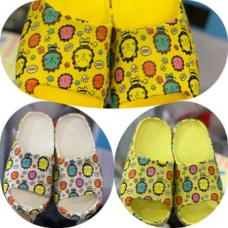 DÉP BÁNH MÌ HOẠ TIẾT LION XINH CUTE HENNES KIỂU MỚI- chất liệu tốt , mang êm chân và nâng chiều cao, đế chống trơn sịn