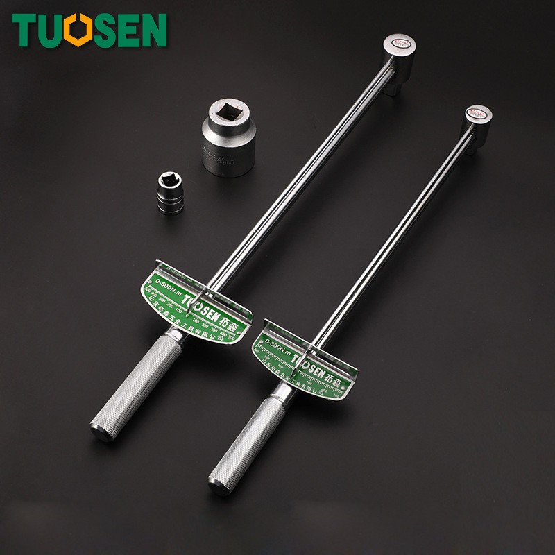 Tay cân lực cờ lê lực, cần xiết lực đầu vuông  0-300N.m và 0-500N.m - Một sản phẩm của TUOSEN