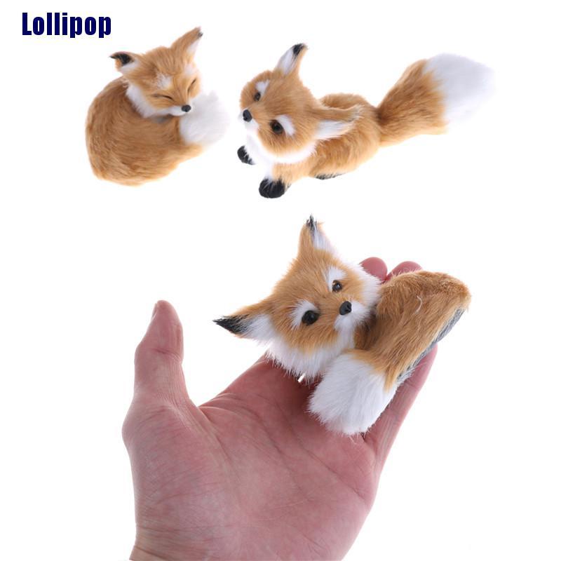 Mô hình cáo làm từ polyethylene giả trang trí nội thất