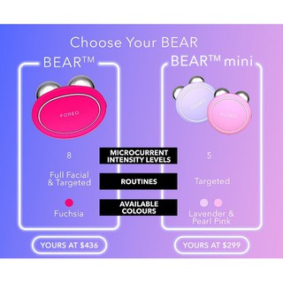 [Hỗ trợ mail hãng bảo hành] Máy massage Foreo Bear & Bear mini
