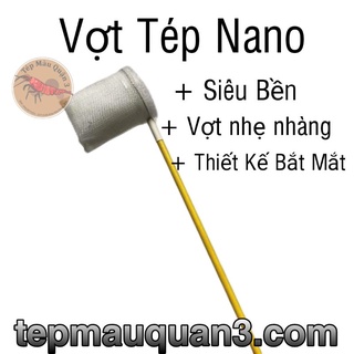 Vợt tép nano nhựa 4d siêu bền - dễ sử dụng