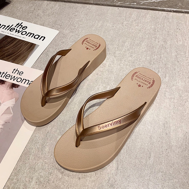 Dép Xỏ Ngón Đế Xuồng Chống Trượt Chống Thấm Nước Thời Trang Đi Biển Mùa Hè