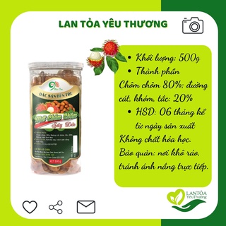 Mứt chôm chôm sấy dẻo thơm ngon còn hạt 500g