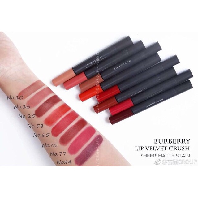 burberry lip velvet crush 70