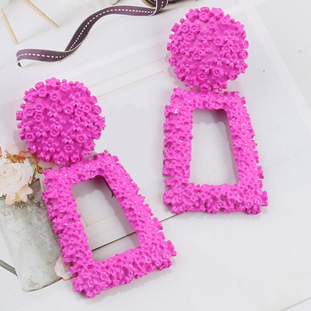 Hoa Tai Dáng Dài Hình Thoi Thời Trang Cho Nữ