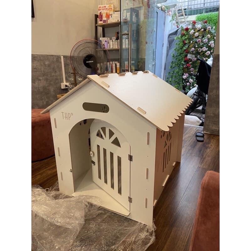 Nhà cho chó lớn sz XL , gỗ plywood cao cấp chống nước