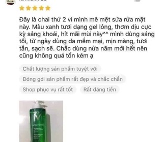 (Hàng Pháp nội địa) Sữa rửa mặt Vichy Normaderm 400ml