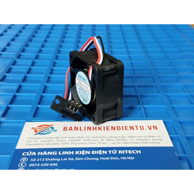 Quạt Servo Fanuc 1608KL-05W-B69 24V 0.13A 40x40x20mm giắc đen kim